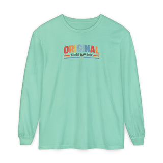 Original Since Day One Long Sleeve Tee – Birthday Gift Idea, Retro Style Shirt, Funny Unique Present