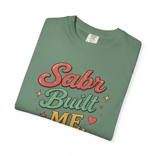 Sabr Built Me Shirt Inspirational Faith Gift Motivational Retro Graphic Tee