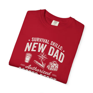 New Dad Survival Skills Tee | Authorized Coffee Depot Shirt (Est. 2026)