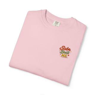 Sabr Built Me Embroidered Inspirational Minimalist Tee