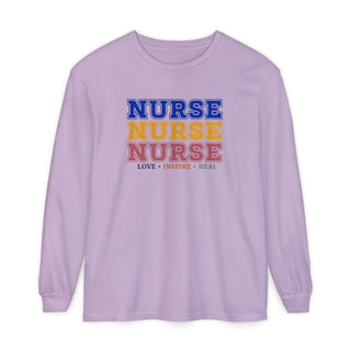 Retro Nurse Long Sleeve Shirt ER RN LPN Healthcare Worker Tee Hospital Nurse Shirt Nurse Appreciation Gift Nurse Birthday Tee Graduation Gift