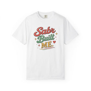 Sabr Built Me Shirt Inspirational Faith Gift Motivational Retro Graphic Tee