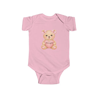 Baby Girl Teddy Bear Onesie It's a Girl Newborn Baby Shower Gift Outfit