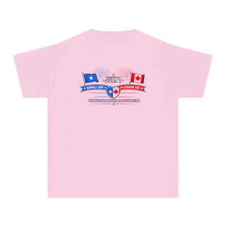 Two Nations One Day One Celebration Youth Shirt, Somalia Day Canada Day July 1 Kids Tee, Somali Canadian Pride Youth T-Shirt, Heritage Gift