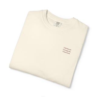 Unbothered Unstoppable Unmatched Embroidered Aesthetic Tee