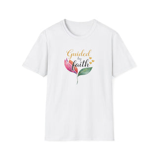 Guided by Faith Floral Sweatshirt, Inspirational Spiritual Shirt for Women Gift