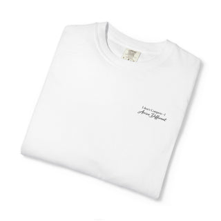 I Don’t Compete I Arrive Different Embroidered Unisex Tee