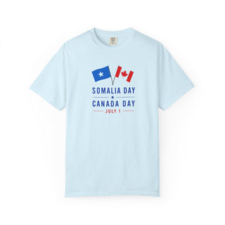 Somalia Day Canada Day Shirt, July 1 Dual Flag Tee, Two Nations One Day One Celebration, Somali Canadian Pride Gift
