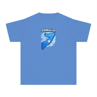 Somalia Map Youth Shirt, Somali Pride Kids Tee, Somalia Flag Outline T-Shirt, Heritage Gift for Boys Girls, Patriotic Somalia Youth Tee