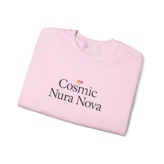Cosmic Nura Nova Crewneck Sweatshirt, Minimal Aesthetic Graphic Pullover