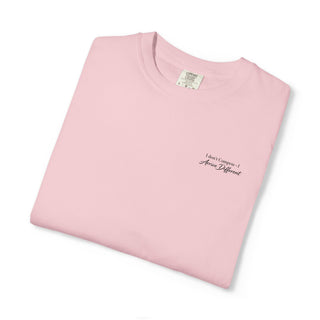 I Don’t Compete I Arrive Different Embroidered Unisex Tee