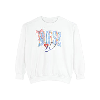 Heart of a Nurse Floral Sweatshirt | RN LPN Nurse Gift | Pediatric, Cardiac, NICU & School Nurse Shirt