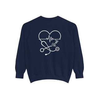 Nurse Crewneck Sweatshirt Gentle Hands Beautiful Soul Personalized Custom Design Gift