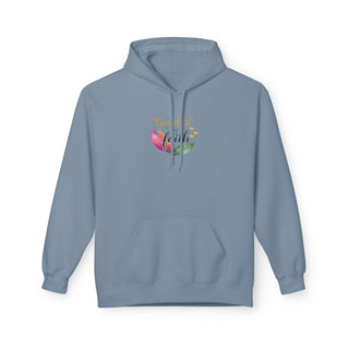 Guided by Faith Hoodie, Inspirational Floral Pullover for Women