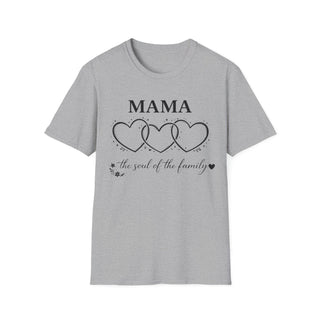 MAMA The Soul of the Family Shirt Cute Heart Design Gift