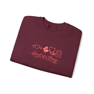 Heart of a Nurse Sweatshirt, Nurse Life Crewneck, RN Gift for Healthcare Workers