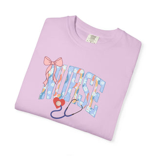 Floral Nurse Shirt, Girly Nurse Tee, RN LPN Shirt,  NICU ER Shirt,  School Nurse, New Nurse Gift