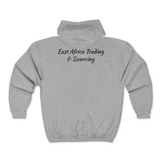 East Africa Trading & Sourcing Zip Hoodie — 东非贸易与采购 Full‑Zip Hooded Sweatshirt