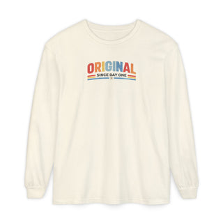 Original Since Day One Long Sleeve Tee – Birthday Gift Idea, Retro Style Shirt, Funny Unique Present