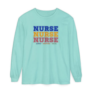 Retro Nurse Long Sleeve Shirt ER RN LPN Healthcare Worker Tee Hospital Nurse Shirt Nurse Appreciation Gift Nurse Birthday Tee Graduation Gift