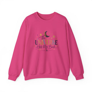 The Universe Has My Back Sweatshirt, Celestial Motivational Crewneck Gift