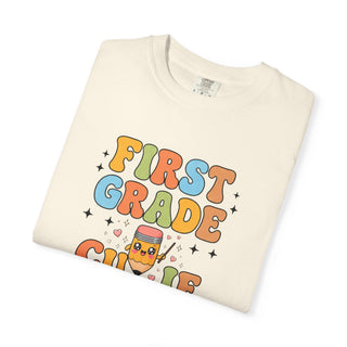 First Grade Shirt Soft Cotton Kids Tee Fun School Year Classroom Wear Back to School