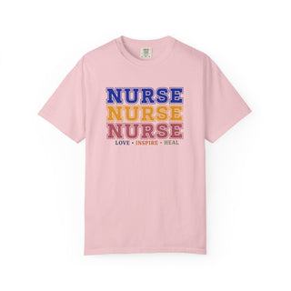 Nurse Love Inspire Heal Shirt Retro Nurse Tee RN LPN Gift Nurse Appreciation Shirt Healthcare Worker Tee Medical Professional Gift