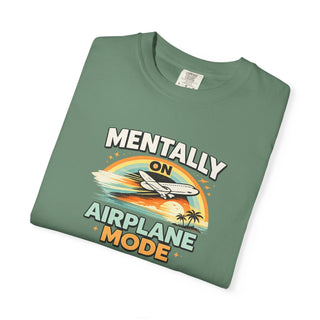Airplane Shirt, Mentally on Airplane Mode Travel Shirt for Aviation Lovers