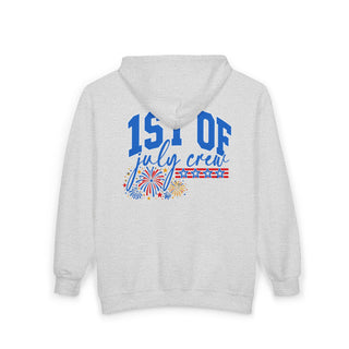 Somalia Independence Day 1st of July Crew Zip-Up Hoodie – Somali Pride National Celebration Sweatshirt