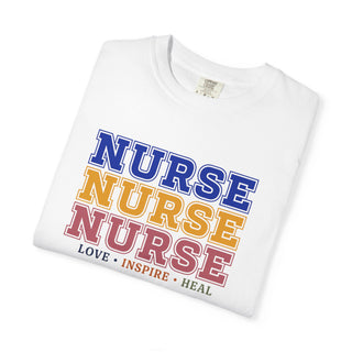 Nurse Love Inspire Heal Shirt Retro Nurse Tee RN LPN Gift Nurse Appreciation Shirt Healthcare Worker Tee Medical Professional Gift