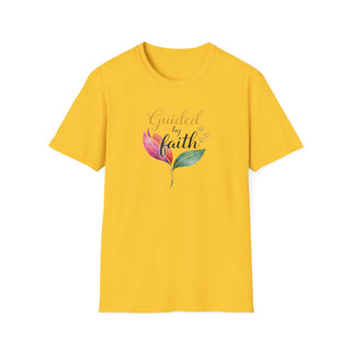 Guided by Faith Floral Sweatshirt, Inspirational Spiritual Shirt for Women Gift