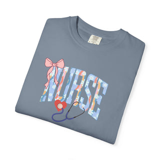 Floral Nurse Shirt, Girly Nurse Tee, RN LPN Shirt,  NICU ER Shirt,  School Nurse, New Nurse Gift