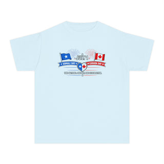 Two Nations One Day One Celebration Youth Shirt, Somalia Day Canada Day July 1 Kids Tee, Somali Canadian Pride Youth T-Shirt, Heritage Gift
