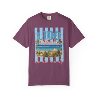 Vintage Lido Beach Tshirt – Garmentdyed Coastal Graphic Retro Design