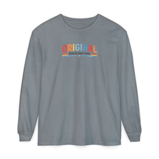 Original Since Day One Long Sleeve Tee – Birthday Gift Idea, Retro Style Shirt, Funny Unique Present