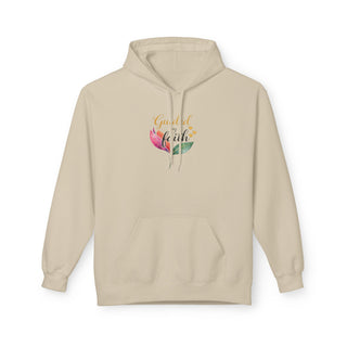 Guided by Faith Hoodie, Inspirational Floral Pullover for Women