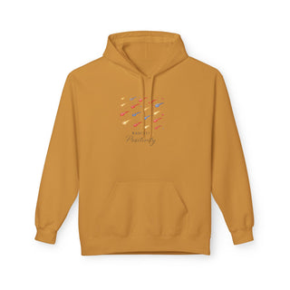 Radiate Positivity Hoodie – Motivational Self Love Cozy Gift Sweatshirt