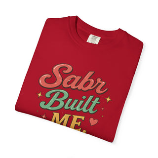 Sabr Built Me Shirt Inspirational Faith Gift Motivational Retro Graphic Tee