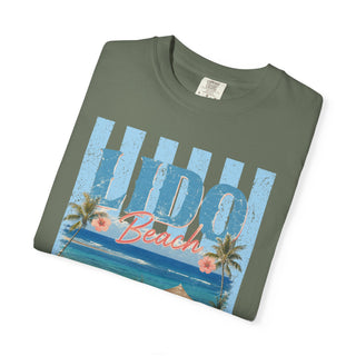Vintage Lido Beach Tshirt – Garmentdyed Coastal Graphic Retro Design