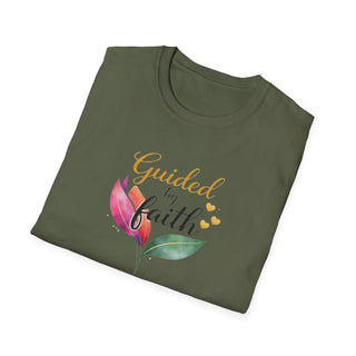Guided by Faith Floral Sweatshirt, Inspirational Spiritual Shirt for Women Gift
