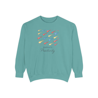 Radiate Positivity Sweatshirt, Inspirational Positive Vibes Crewneck Gift