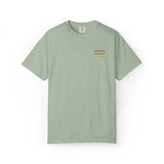 Unbothered Unstoppable Unmatched Embroidered Minimalist Tee