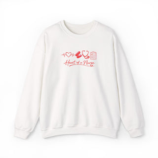 Heart of a Nurse Sweatshirt, Nurse Life Crewneck, RN Gift for Healthcare Workers