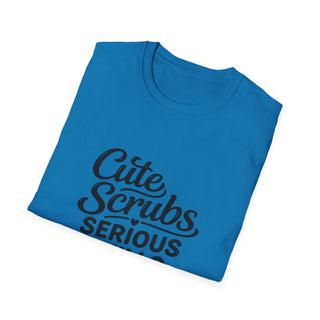 Cute Scrubs Serious Skills Shirt, Funny Nurse Tee, Healthcare Worker Gift