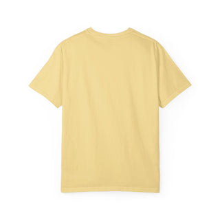 Yellow t-shirt on a white background