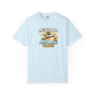 Airplane Mode Shirt Vintage Sunset Aviation Graphic Tee Unisex Travel Gift