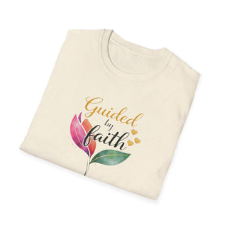Guided by Faith Floral Sweatshirt, Inspirational Spiritual Shirt for Women Gift