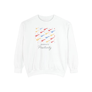 Radiate Positivity Sweatshirt, Inspirational Positive Vibes Crewneck Gift