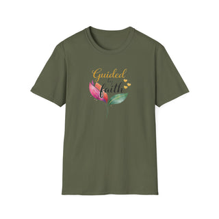 Guided by Faith Floral Sweatshirt, Inspirational Spiritual Shirt for Women Gift