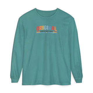Original Since Day One Long Sleeve Tee – Birthday Gift Idea, Retro Style Shirt, Funny Unique Present